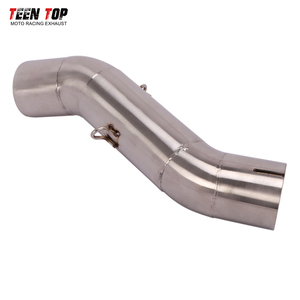 Pour Honda CB400 500X <span class=keywords><strong>CB500F</strong></span> CBR400 500R tuyau moyen latéral 304 tuyau d'échappement en acier inoxydable 51mm - Product Image 4