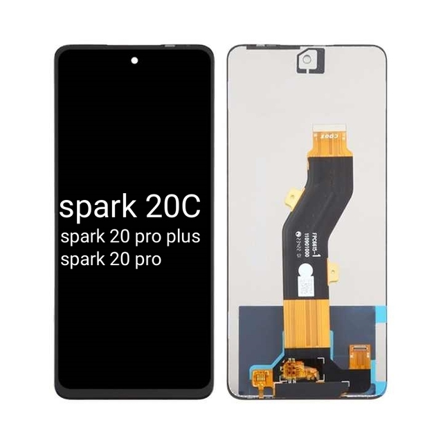 Mobile Phone Lcd for Tecno Spark 20 20C Go 2024 Lcd Screen for Infinix X6525 Smart 8 HD POP 8 HOT 40i