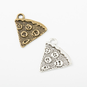 DIY compuesto de aleación de Zinc accesorios de joyería colgante <span class=keywords><strong>Pizza</strong></span> Zakka venta al por mayor directo de fábrica 1461 - Product Image 1
