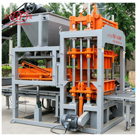 Machine de fabrication de blocs de béton hydraulique entièrement automatique QT5-15, machine de fabrication de briques creuses en ciment, machine de fabrication de blocs de pavage emboîtables