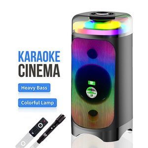 Altavoz Inalámbrico DP-697 con Bajos Potentes, Altavoz Estéreo para Karaoke, Fiestas, <span class=keywords><strong>DJ</strong></span>, Sistema de Sonido para Cine en Casa - Product Image 1