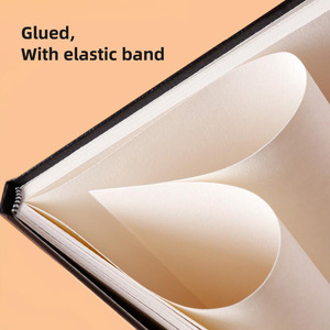 Sinoart hardbound sketchpad cho vẽ tùy chỉnh 100 sheets nghệ sĩ phác thảo Cuốn sách với Matt Đen bìa cứng - Product Image 4