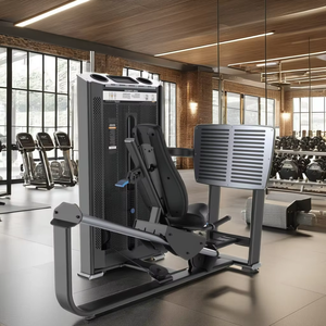 Máquina de Gimnasio Comercial de Acero para Entrenamiento de Fuerza, Máquina de Ejercicios para Piernas Sentado, Máquina de Bíceps y Espalda con Selección de Peso - Product Image 4