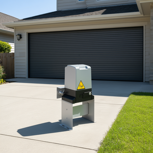 Ouvre-porte coulissant D0100H53APT 3300 Lbs 550 W AC 230 V Automatique pour allée avec capteur infrarouge en alliage d'aluminium moulé sous pression - Product Image 2