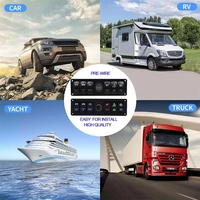 Panneau de commutation à bascule étanche 1 2 3 4 5 6 7 8 gangs pour véhicules marins, voitures, camions, bateaux, camping-cars, bus, 12V 24V, interrupteur marche/arrêt