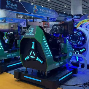 GT4 Ultra Dynamic Racing VR Simulator Equipo de PC de tres pantallas para interiores realista Conjunto completo para compras en el centro comercial - Product Image 3