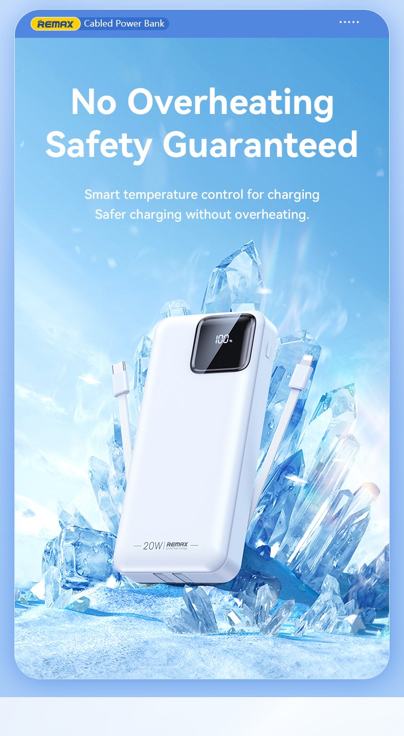 Remax RPP-513 22.5W Aluminum PD Qc 3.0 Powerbank 20000Mah Type-C description image 7