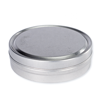 Mini petite boîte ronde en fer Boîte cosmétique en fer Petites boîtes rondes en métal universelles