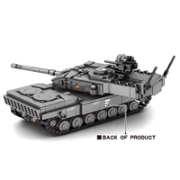 Blocs de construction, militaires coréens, grand char de combat allemand, jouets de soldats de l'armée WW2, deuxième guerre mondiale