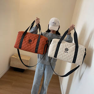 Nouveau sac de voyage femmes réglable chariot étui <span class=keywords><strong>fil</strong></span> à broder losange expansion portable sec humide séparation gym sac de sport - Product Image 4