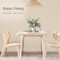 Papier peint texturé en toile de jute PVC, 4 couches, non tissé, revêtement mural pour la décoration intérieure des hôtels et des maisons