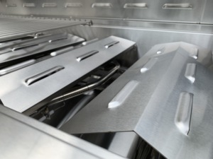 3 Burner phẳng thép không gỉ được xây dựng trong bảng Top gas nướng thả trong nhà bếp ngoài trời di động - Product Image 5