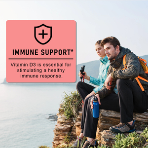Gouttes liquides de vitamine D3 les plus vendues pour la santé des os et des dents, la fonction musculaire et le soutien immunitaire - Product Image 3