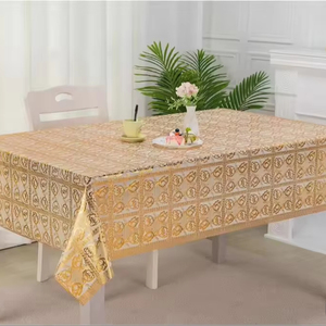 Nhà Cung cấp nhà máy bán buôn tùy chỉnh PVC Khăn Trải Bàn dùng một lần không thấm nước hoa mẫu bảng Bìa - Product Image 1