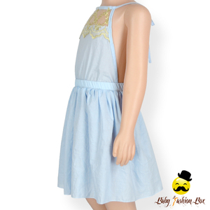 Vestido de Verano con Volantes de Encaje para Niña, Modelo 48BQA229 Yihong Dreamy Fairy - Product Image 4