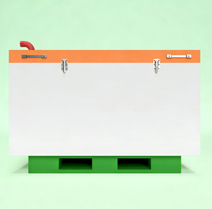 Caja de seguridad para baterías de logística, modelo M, caja reforzada para paquete de baterías LiFePO4 de 40 kWh, transporte y almacenamiento seguros. - Product Image 1