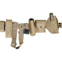 Ceinture tactique modulaire et tendance avec pochettes, sacs et étui pour équipement de sécurité et de chasse