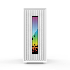 305-1สีขาวและสีดำเล่นเกม Cpu Oem ไมโคร Atx เย็นต้นแบบพลาสติกนำเครื่องคอมพิวเตอร์ตู้กรณีคอมพิวเตอร์ - Product Image 4