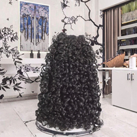 Expédition Rapide Extensions de Cheveux Brésiliens Vierge Remy Alia, Cuticules Alignées, Double Trame Faite à la Machine, 100g, Toutes Couleurs Adaptées