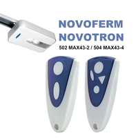 جهاز تحكم عن بعد لباب المرآب NOVOFERM NOVOTRON 502 MAX43-2 504 MAX43-4 522 524 بتردد 433 ميجاهرتز MTR43-2 MCHS43-2 MNHS433-04 للبوابات