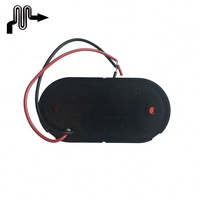 12V 24V 4 pouces ovale scellé côté feu de position fil connecter rouge PC lentille 4 LED feu de gabarit pour camion remorque camion