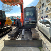 Excavatrice HITACHI ZX70 d'occasion en bon état, ZX60 ZX75US ZX80, matériel de construction, mini-excavatrice pour travaux de construction sur site