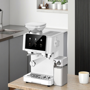 Cafetera Doméstica, Cafetera con Leche, Cafetera Semiautomática para Negocios, Cafetera Semiautomática para B - Product Image 2