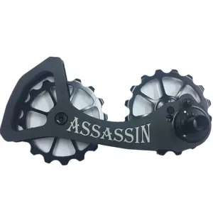 ASSASSIN自転車caRearディレイラープーリーホイール16T-16TバイクジョッキーホイールShimano68006870 90009070自転車部品Ultegra