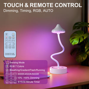 مصباح طاولة ذكي بتصميم إسكندنافي قابل لإعادة الشحن عبر USB مع إضاءة RGB وحساس حركة لاسلكي قابل للتعديل - Product Image 4