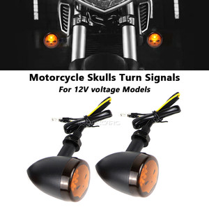 DANCARO moto LED clignotants indicateurs rétro universel <span class=keywords><strong>clignotant</strong></span> pour <span class=keywords><strong>Harley</strong></span>-<span class=keywords><strong>Davidson</strong></span> XL883N fer 883 XL1200 - Product Image 2