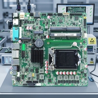 Placa Base Industrial ITX Delgada, DDR4 DDR5 LVDS HDMI VGA RS232, Placa de PC Integrada