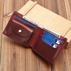 Vintage Short Bifold Leather <b>Wallet</b> Front Coin Pocket Purse Leather <b>Card</b> <b>Holder</b> <b>Wallet</b> Genuine Leather <b>Wallet</b> for Men - Product Image 3