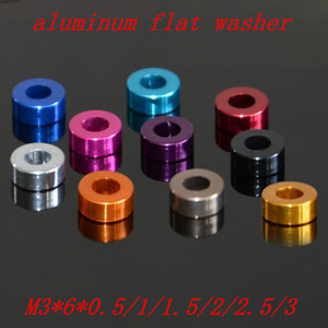M3 Colourful Anodized Aluminum Alloy <strong>Spacer</strong> Standoff Flat <strong>Washers</strong> M3*6*0.5-3mm - Product Image 3