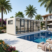 Maison préfabriquée modulaire Apple Capsule House AS4964 certifiée SAA, maisonnette préfabriquée sur mesure prête à assembler