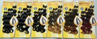 Meilleures extensions de cheveux à coudre Santana Pamela, longues, ondulées, en trame, résistantes à la chaleur