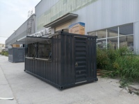 Maisons conteneurs, maison de luxe extensible, restaurant mobile, bar et café avec cuisine complète en conteneur
