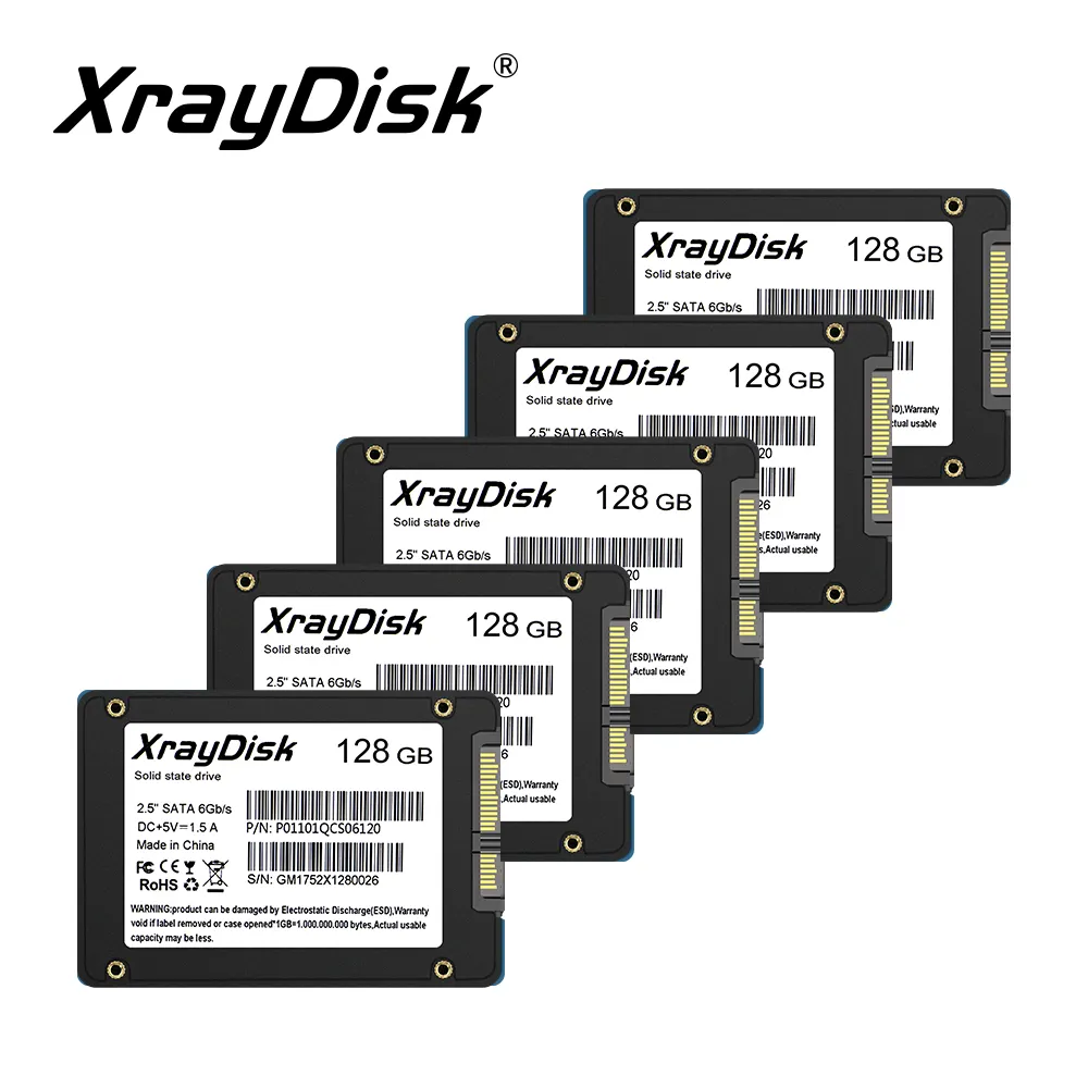 Xraydisk Ssd 128GB 256GB 512GB 1TB 512GB SATAIII 2.5 inch Internal Hard Drive