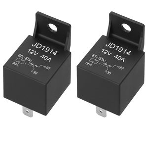 4ピン40/30AMP 12VリレーSpst12V自動車用リレー、インターロッキングハーネスソケットホルダーと頑丈なピグテール付き - Product Image 5