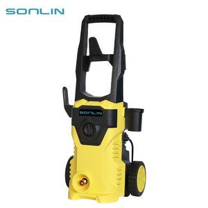 منظف ضغط كهربائي محمول للاستخدام المنزلي، 220 فولت، 1800 واط، 150 بار، يعمل بالماء البارد مع مسدس ماء لغسيل السيارات - Product Image 1