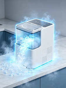 Machine à glaçons rapide Bullet Ice Maker, glaçons en pépites masticables en 7-8 minutes, avec poignée de transport, contrôle Wi-Fi en option, pour la maison, le bureau, le <span class=keywords><strong>camping</strong></span> - Product Image 4