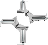 Serres-joints d'angle à 90 degrés, ouverture maximale de 3 pouces, force de serrage de 200 livres, serres-joints réglables à angle droit pour le travail du bois, les meubles