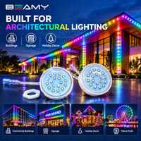 Lumière LED RGB adressable 24V DC WS2811/UCS1903 IP67 étanche pour l'éclairage architectural extérieur et des parcs à thème