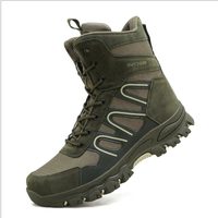Bottes tactiques respirantes de grande taille, résistantes à l'usure, pour l'entraînement en extérieur, bottes hautes