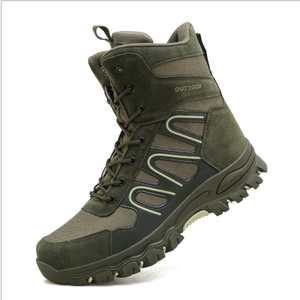 Große atmungsaktive taktische Stiefel Outdoor Verschleiß feste Trainings kampfs tiefel High-Top-Stiefel - Product Image 6