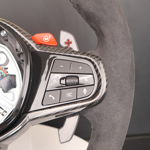 Upgrade Microfiber Sports Racing Steering Wheel for BMW F30 F10 G30 G20 F20 F32 F36 F11 M4 F82 M340i - Product Image 4