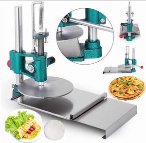 Machine manuelle à aplatir les gâteaux/machine à pain plat/machine à pizza roti machine à presser les gâteaux moule machine à pizza professionnelle - Product Image 2