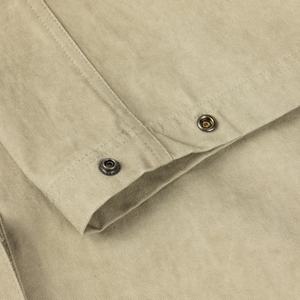 กางเกงคาร์โก้ขายส่งแบบซิป ทรงหลวม คุณภาพสูง ผ้าฝ้ายสั่งทำพิเศษ มีกระเป๋า 6 ช่อง สำหรับผู้ชาย สีกากี - Product Image 4