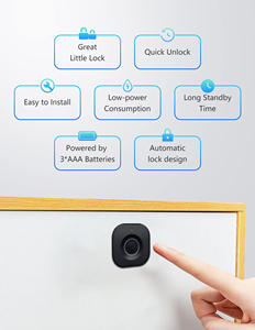 Serrure Intelligente <span class=keywords><strong>de</strong></span> Tiroir en Gros, Verrou Intelligent pour Armoire Rechargeable par USB, Serrure <span class=keywords><strong>de</strong></span> Tiroir à Empreinte Digitale Sécurisée et Anti-Enfant - Product Image 3