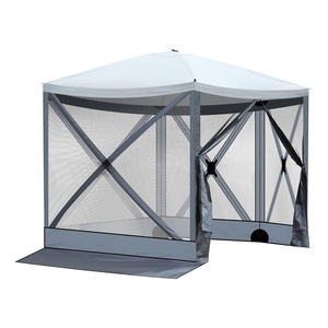 Db <b>Pop</b>-<b>Up</b> <b>Tent</b> 10X10 Ft Outdoor Camping Canopy Portable Mesh <b>Tent</b> For Campers Three Season Use - Product Image 4