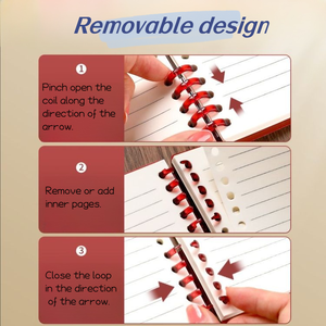 Creative Macaron Gradient A5 Student <strong>Notebook</strong> PP Hole Punch Coil Bound <strong>Notebook</strong> New Arrival Loose Leaf <strong>Notebook</strong> School Diary - Product Image 4